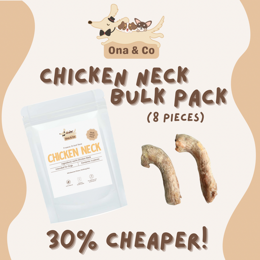 Freeze Dried Bulk Chicken Neck